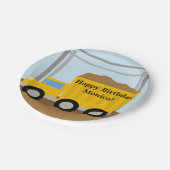 ダンプトラックの紙皿 ペーパープレート (アングル)