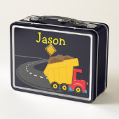 ダンプトラックカスタマイズ金属弁当箱 メタルランチボックス (裏面)