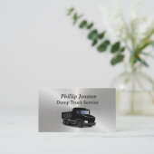 ダンプトラックサービス名刺 名刺 (スタンド正面)