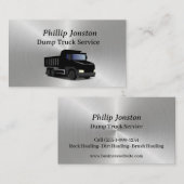 ダンプトラックサービス名刺 名刺 (正面/裏面)