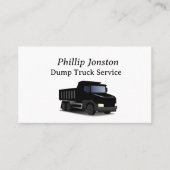 ダンプトラックサービス名刺 名刺 (正面)