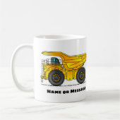 ダンプトラックマグカップ、建築マグカップ、輸送 コーヒーマグカップ (左)