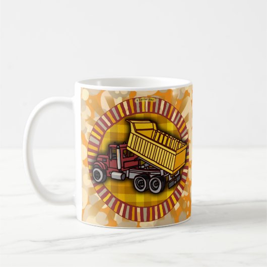 ダンプトラックマグ コーヒーマグカップ (左)