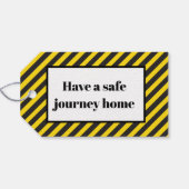 ダンプトラック及びディガー抱き枕ラベル ギフトタグ (裏面横)