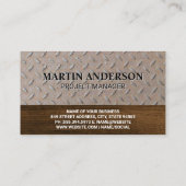 ダンプトラック及び掘削機鋼 名刺 (裏面)