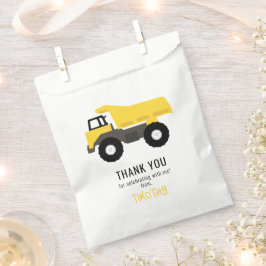 ダンプトラック建築トラック誕生日パーティー フェイバーバッグ