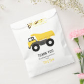 ダンプトラック建築トラック誕生日パーティー フェイバーバッグ (封をした状態)