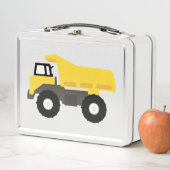 ダンプトラック建築トラック メタルランチボックス (インサイチュ)