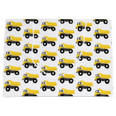 ダンプトラック建築トラック ラージペーパーバッグ (正面)