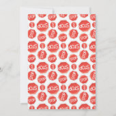 ダンプトラック建築ボーイ誕生パーティー 招待状 (裏面)