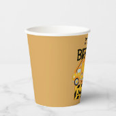 ダンプトラック建築誕生日カップ 紙コップ (正面)