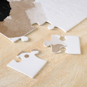 ダンプトラック建築車泥水色 ジグソーパズル (側面)