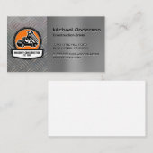 ダンプトラック建築車 名刺 (正面/裏面)