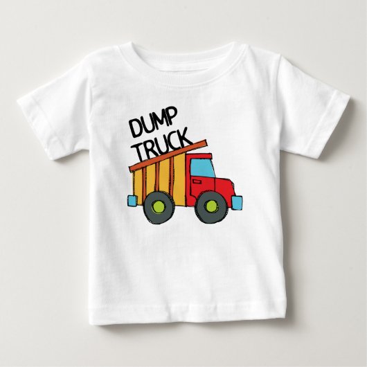 ダンプトラック ベビーTシャツ (正面)