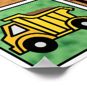 ダンプトラック ポスター (角)