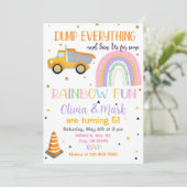 ダンプトラック&レインボー兄弟姉妹の招待。 招待状 (スタンド正面)