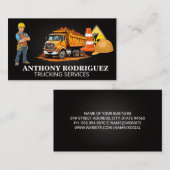 ダンプトラック | 建築機器 | 作業者 名刺 (正面/裏面)