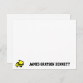 ダンプトラック 感謝カード ノートカード (正面/裏面)