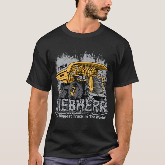 ダンプトラックLiebher T282 Tシャツ (正面)