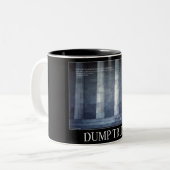 ダンプトランプリンカーン引用文マグ ツートーンマグカップ (正面左)