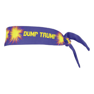 ダンプトランプレッドイエローブルータイヘッドバンド タイヘッドバンド