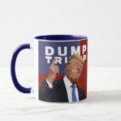 ダンプトランプ2020イラストレーション マグカップ (左)