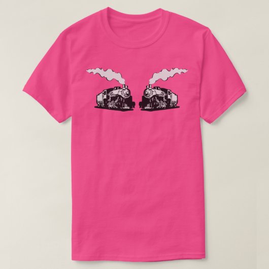 ダンプフローク鉄道機関車ロマンス1 Tシャツ (デザイン正面)