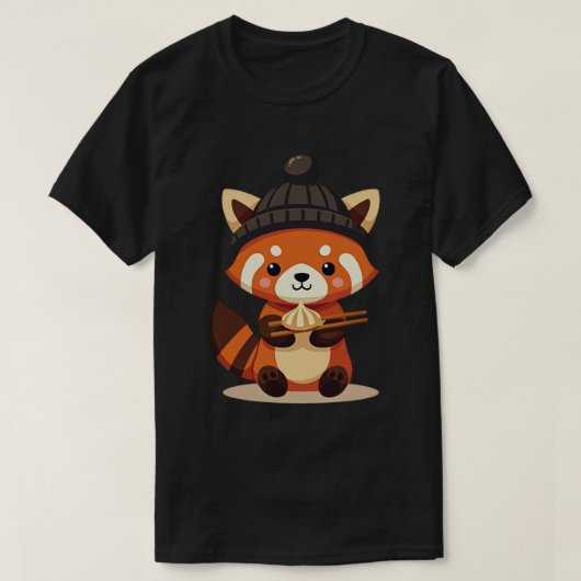 ダンプリングパンダ Tシャツ (デザイン正面)