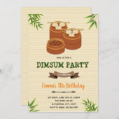 ダンプリングDIMSUMの招待 招待状 (正面/裏面)