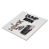 ダンプ・おもしろいバイデン氏の政治漫画 タイル (側面)