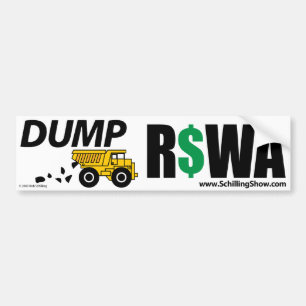 ダンプRSWA バンパーステッカー