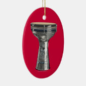 ダンベックドゥムベックダルブカダラブカドラムカスタム セラミックオーナメント (右)