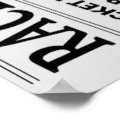 ダンベリーフェアレースアリーナチケットサイン再現5 ポスター (角)