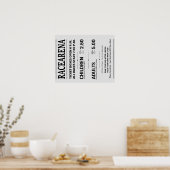 ダンベリーフェアレースアリーナチケットサイン再現5 ポスター (キッチン)