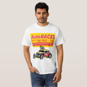 ダンベリー公平なRacearenaのオートレースビル1SidewCoup Tシャツ (正面フル)