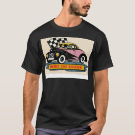 ダンベリー公平なRacearenaクーペによって変更されるSNYRAのロゴ Tシャツ
