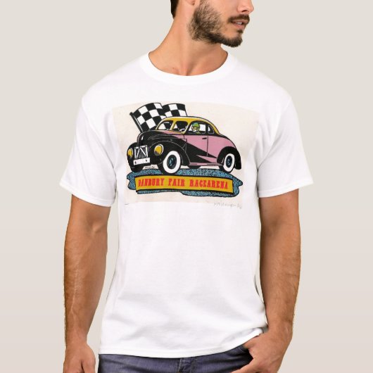 ダンベリー公平なRacearenaクーペによって変更されるSNYRAのロゴ Tシャツ (正面)