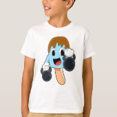 ダンベルを使用した強さトレーニングのポプシクル Tシャツ (正面)