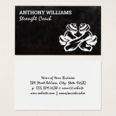 ダンベルを保持する曲げ腕 (正面&裏面)