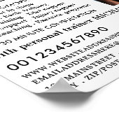 ダンベルウェイト、パーソナルトレーナー、ジム広告ズ ポスター (角)