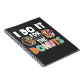 ダンベルウエイトリフティングドーナツデザートジムトレーニング ノートブック (右側)