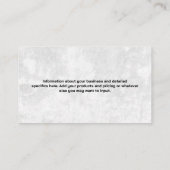 ダンベルウエイトロゴ | QR 名刺 (裏面)