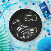 ダンベルパーティープレート ペーパープレート (パーティー)