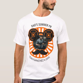 ダンベルプレートサングラス 父の日フォト Tシャツ