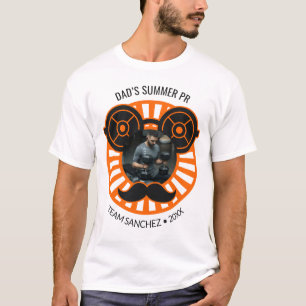 ダンベルプレートサングラス 父の日フォト Tシャツ