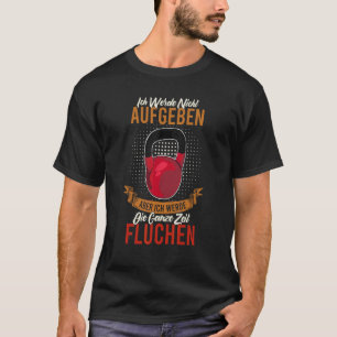 ダンベルマッスルトーニングフィットネスアスリートビシェップワーク Tシャツ