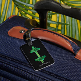 ダンベルレトロボディビルダージムフィットネスまたはコーチ ラゲッジタグ