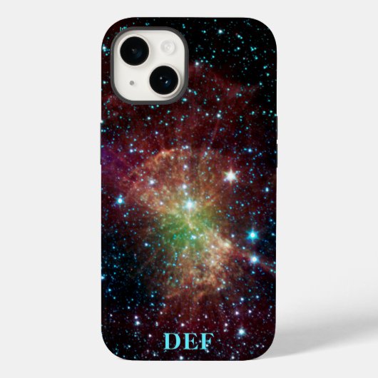 ダンベル星雲 名前のイニシャル 天文学 Case-Mate iPhoneケース (裏面)