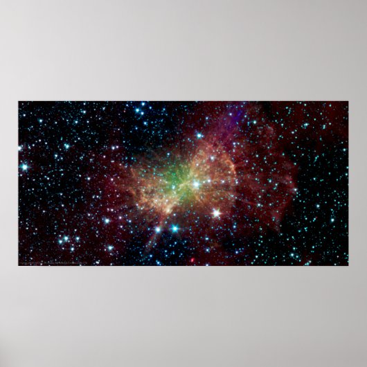 ダンベル星雲 – Vulpecula星座 ポスター (正面)