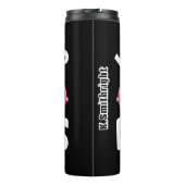 ダンベル私はドーナツのためにそれをする タンブラー (裏面)